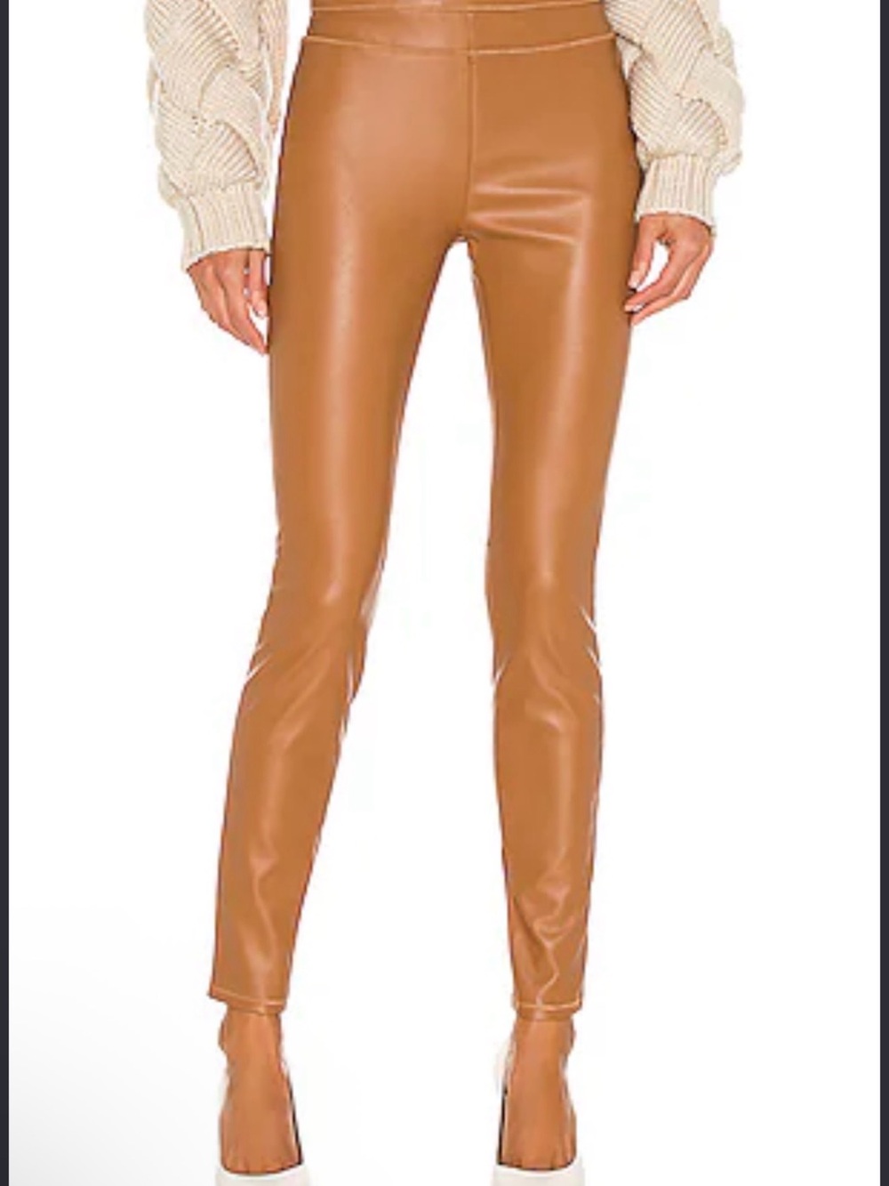 BLANKNYC Skinny Faux Leather Pant in Camel